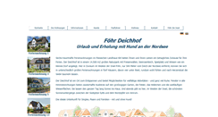Desktop Screenshot of foehr-deichhof.com