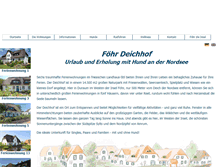 Tablet Screenshot of foehr-deichhof.com